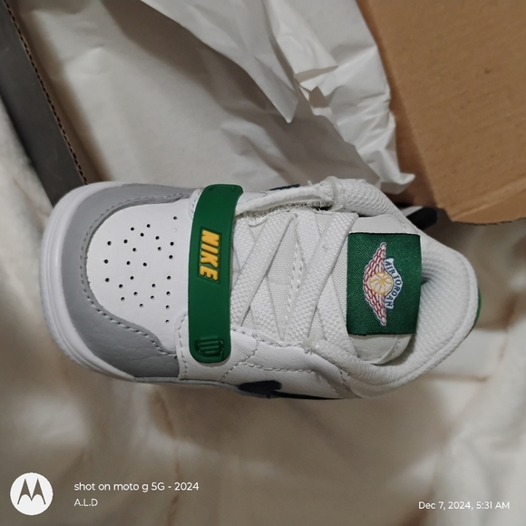 Babies 1st XMas! Jordan Legacy 321 Low size 3c - Picture 3 of 9